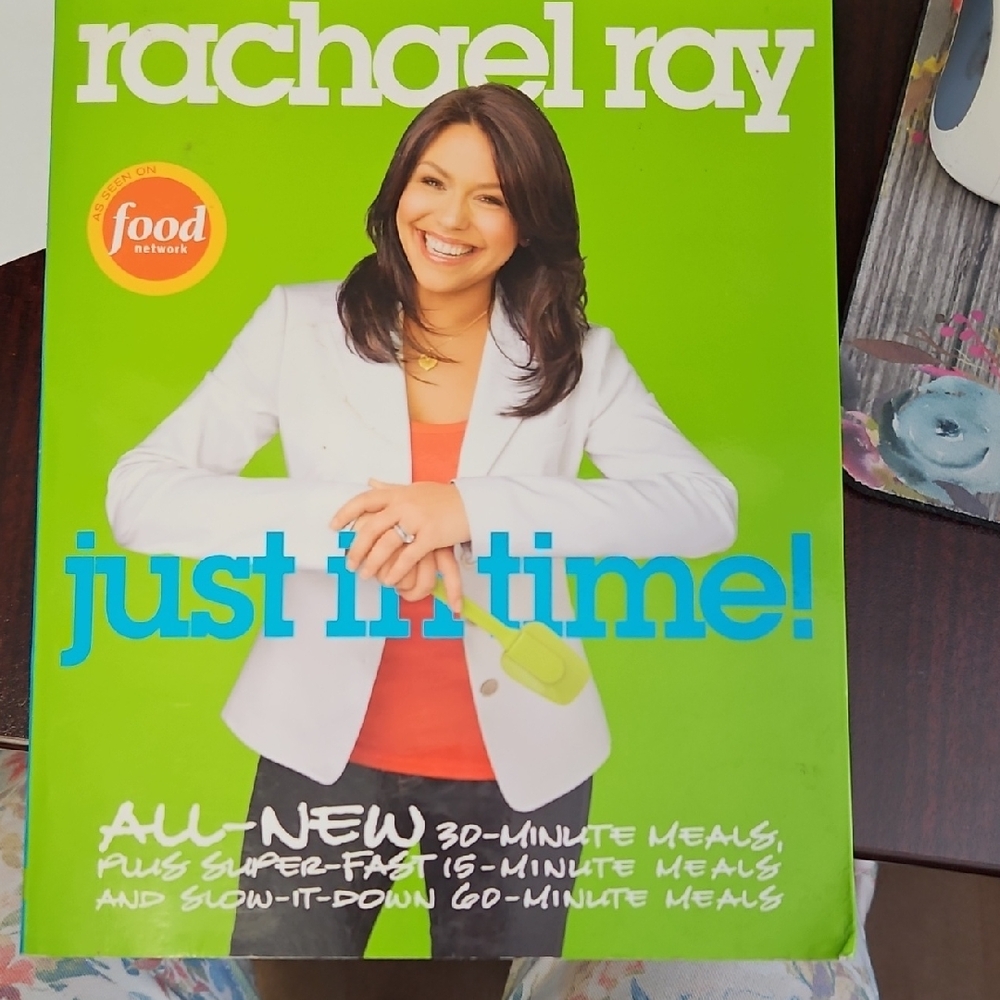 Rachael Ray Green and White Cover